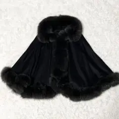 カシミヤ ポンチョ