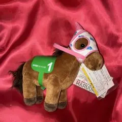 ハルウララ ゼッケン1高知競馬 ぬいぐるみ 応援タグ&単勝タグ付き
