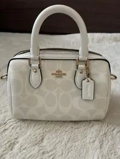 COACH ホワイト ショルダーバッグ