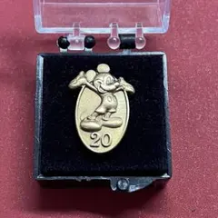 【非売品】ディズニー　勤続20年 キャストピン　アワードピン　ミッキーマウス　1