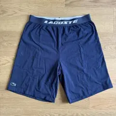 【未使用品】ラコステ アリゲーターワッペン ショートパンツ ネイビー Sサイズのサムネイル