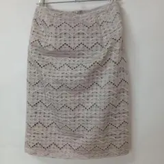 NATURAL BEAUTY BASIC レース タイトスカート サイズXS