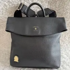 A.D.M.J. リュック バックパック レザー ブラックのサムネイル