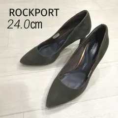 スエードパンプス