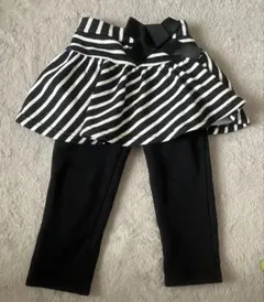 スカート付きレギンス　スカッツ　裏起毛　女の子　90cm