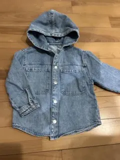 ZARA フード付きデニムジャケット