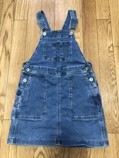 オーバーオール スカート デニム キッズ130