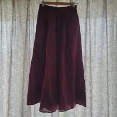 ROPE'PICNIC マキシフレアギャザースカート