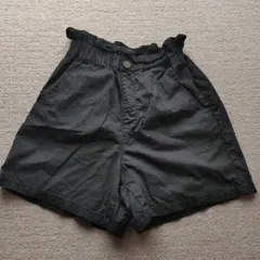 GU 黒 ハーフパンツ 150
