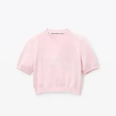 alexanderwang ロゴエンボス クロップド ニットトップのサムネイル