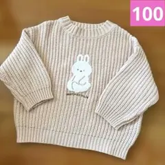 morinorinkle★ニットセーター★うさぎ★ピンク★100サイズ