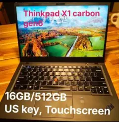 ThinkPad X1 Carbon Gen6 16GB 512GB 英字タッチのサムネイル