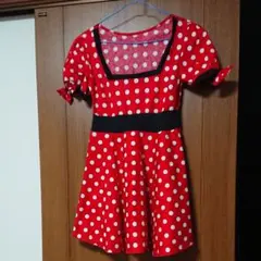 ミニーマウス風 ワンピース