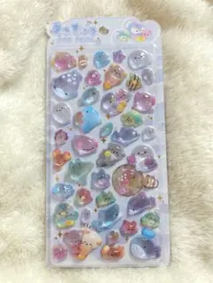 うるちゅるポップシール　海の生き物　クラックス