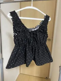 ドット柄　キャミ