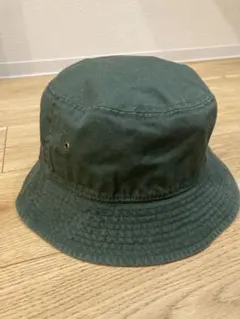 ダークグリーン コットン バケットハット