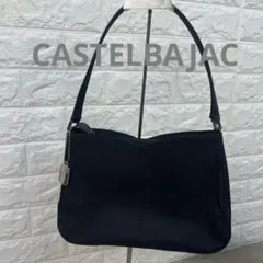 【未使用級】カステルバジャック ワンショルダーバッグ 肩掛け キャンバス×レザーのサムネイル