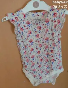 ベビーギャップbabyGap♡花柄ロンパース 6-12ヶ月