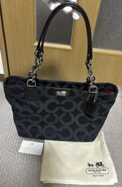 COACH ブラック トートバッグ