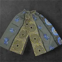 182☆アフリカ布☆ガウチョパンツ☆ハンドメイド - メルカリ