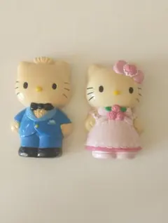 新品未開封 ハローキティ ダニエル ウエディングペアマグネット 25周年 希少品 新品未開封 ハローキティ ダニエル ウエディングペアマグネット 25周年