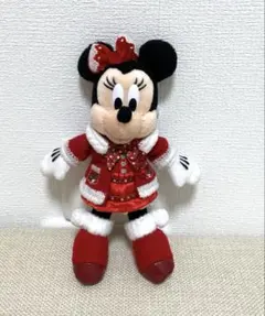 ミニー　ぬいぐるみバッチ　クリスマス　2016 ディズニー　まとめ購入歓迎