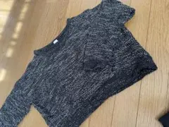 GU ✴︎ 長袖ニット M ブラック系