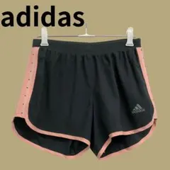 アディダス　ダークグレー　ピンク　ショートパンツ　ランニング　レディース　フリー