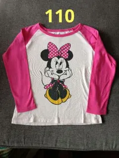 ミニーマウス 長袖Tシャツ