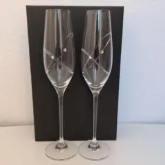 【新品未使用】WEDGWOOD シャンパングラス 2個セット