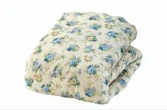 ⭐新品⭐抗菌防臭ライトダウン羽毛掛けふとん 花柄 ブルー系