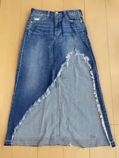 GYDA ダメージ デニムスカート