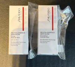【新品未使用】資生堂　リバイタルエッセンススキングロー　プライマー&ファンデ