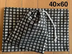 魚の漢字★給食セット★巾着＆ランチョンマット40×60★学習補助★鰻鮎鰹鮭鰆鰤鮪