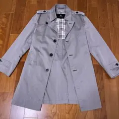 し*ん様 BURBERRY BLACK LABEL グレー トレンチコート M