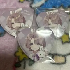 学園アイドルマスター 学マス GIGO ハート缶バッジ 有村麻央 3点