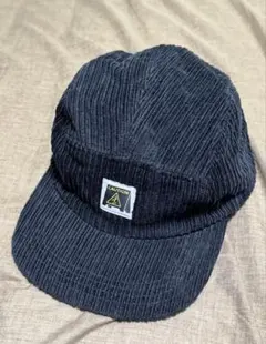 【新品・タグ付き】caution キャップ コーデュロイ 黒 ブラック 綿100