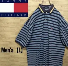 TOMMY HILFIGER ボーダー ポロシャツ