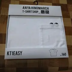 ユニクロ白カットソーアニヤ・ハインドマーチ新品レディースSサイズ