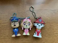 パウパトロール　カプセルトイ　ガチャ　3体セット　マーシャル　スカイ　チェイス