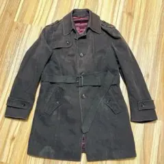 【古着】スーツカンパニー　チャコールグレー トレンチコート