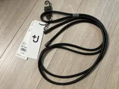 +J ユニクロ レザーロープベルト ブラック　新品のサムネイル