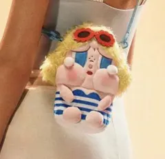 CRYBABY Vacation Mode On ミニクロスボディバッグ ブルー