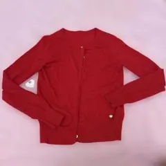 JuicyCoutureジューシークチュールSサイズ美品カーディガン赤のサムネイル