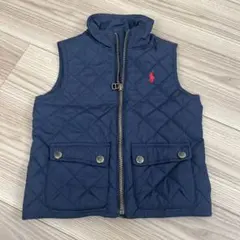 Ralph Lauren ベビーベスト 18M ネイビー キルティング
