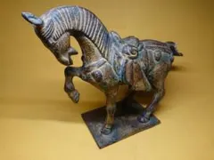 古玩 金属 馬 美品】ウマ 【美品】ウマ　馬　金属　古玩　骨董　置物　インテリア　工芸品　美術品　A1675 骨董 A1675 美術品 工芸品 インテリア 置物 置物