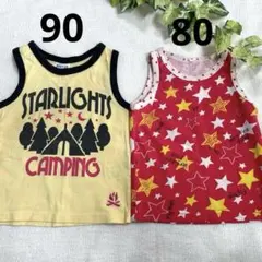 子ども服　ベビー服　タンクトップ　80.90BREEZE 夏服まとめ売り