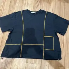 LUCA LADY LUCK LUCA パイピング Tシャツ ブラックのサムネイル