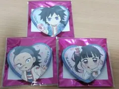 鬼滅の刃 ストロベリーフェスティバル 缶バッジ 義勇 カナヲ 玄弥