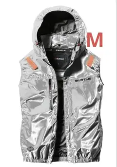 バートル 限定 メタリックシルバー AC2094L空調服ベスト Mサイズ